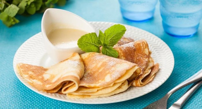 Блины на молоке