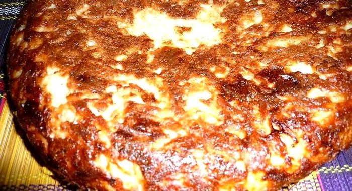 Картофельная запеканка с творогом