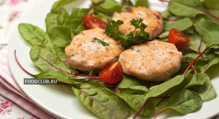 Котлеты из красной и белой рыбы