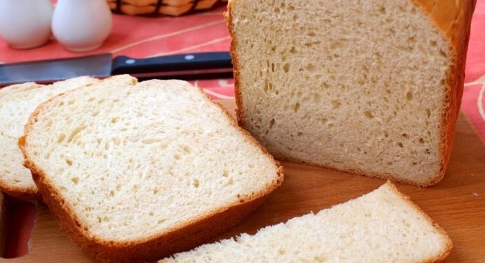 Хлеб на йогурте с кунжутом в хлебопечке