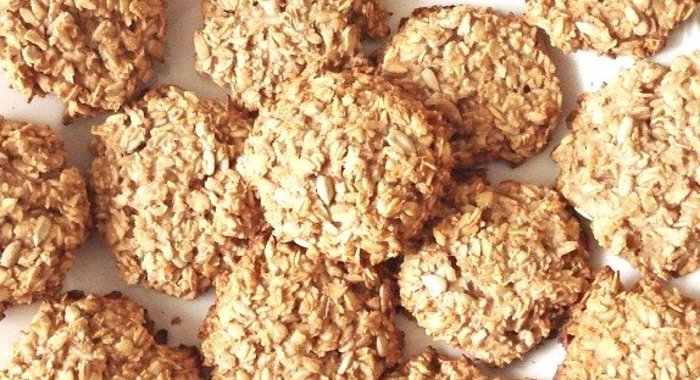 Овсяное печенье с медом на кефире