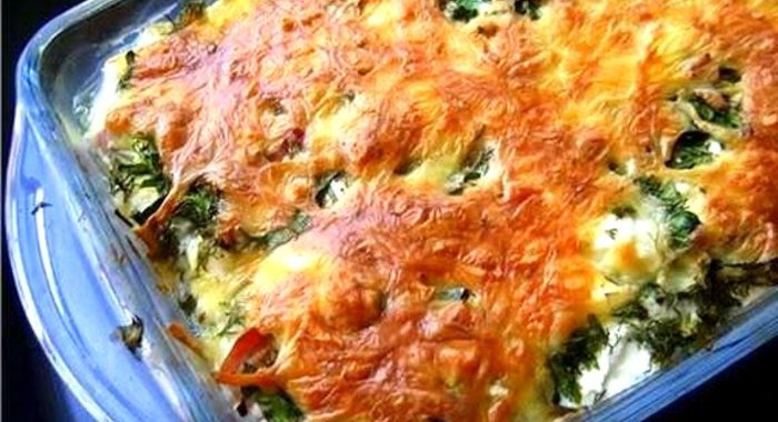 Запеканка из капусты брокколи