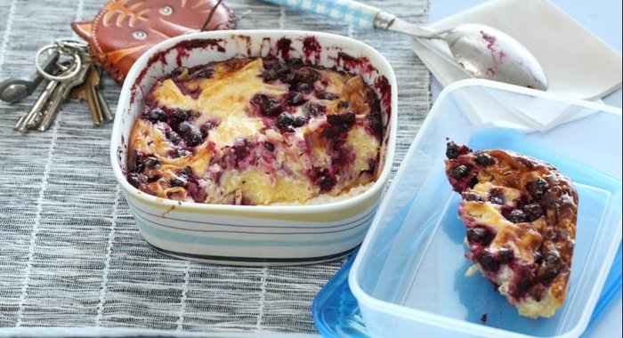 Запеканка из лапши с творогом