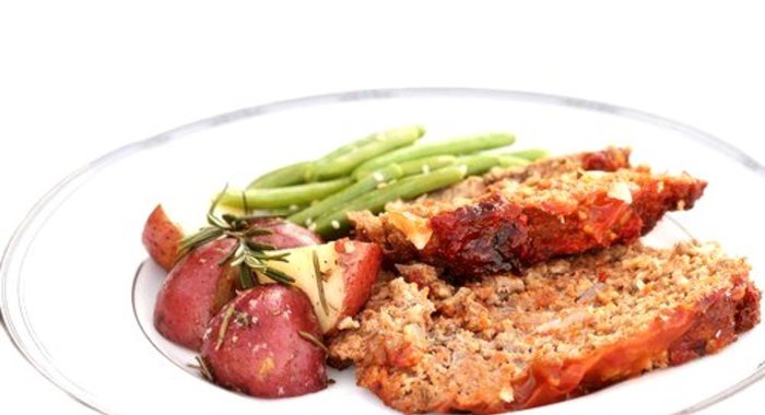 Мясной хлеб с кунжутом