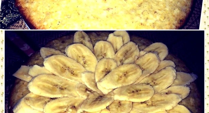 Банановый пирог в мультиварке