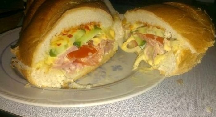 Мужской бутерброд