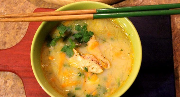 Рыбный суп с фунчозой