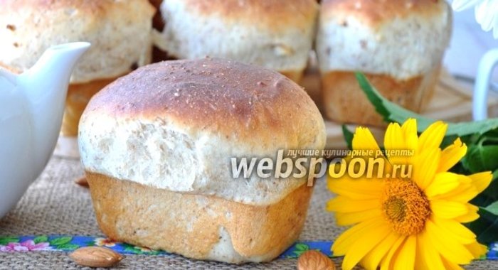 Овсяный хлеб с миндалём