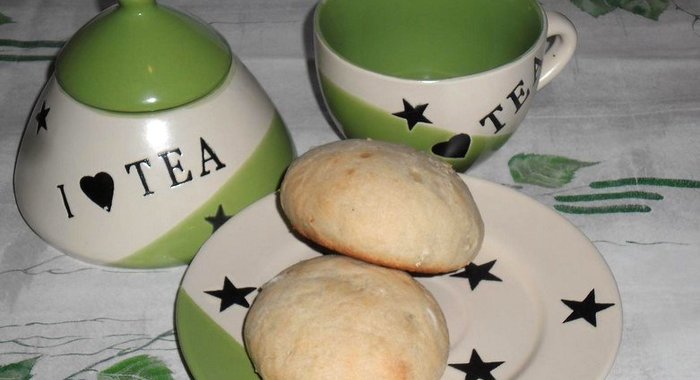 Пресные булки с картофельным пюре