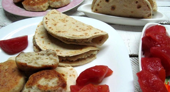 Кузикмяк с куриными котлетами