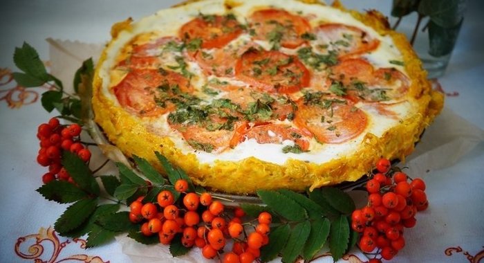 Пирог «Овощная корзинка»