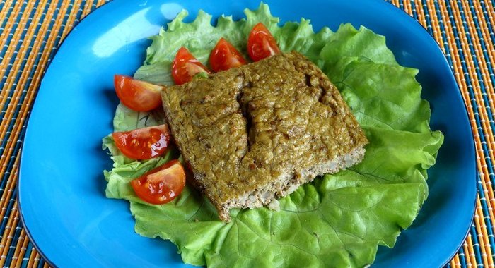 Печеночная запеканка с булгуром