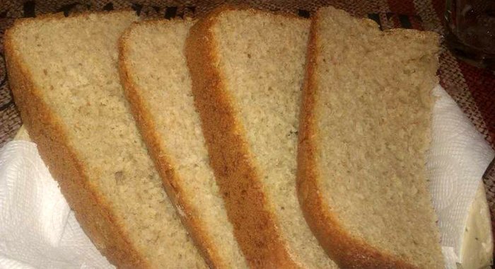 Пшенично-ржаной хлеб на кефире