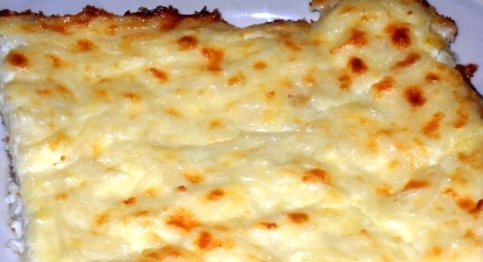 Запеканка из творога и вермишели