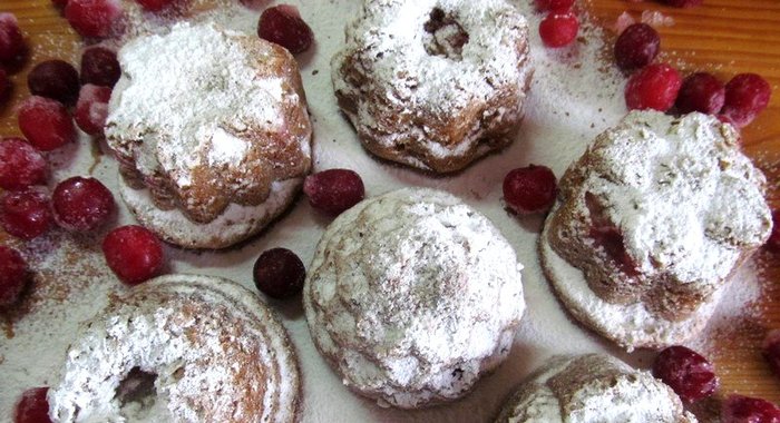 Кексы с вишней