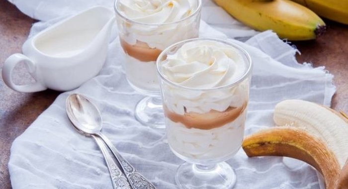 Кокосово-банановый десерт