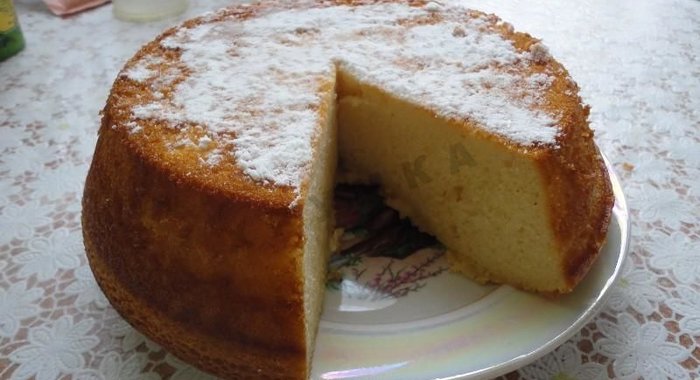 Кекс на сгущенном молоке