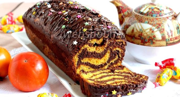 Кекс шоколадный с тыквой