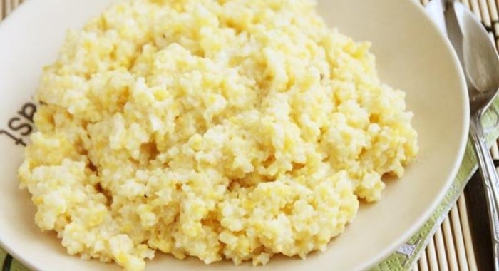 Кукурузная каша в микроволновке