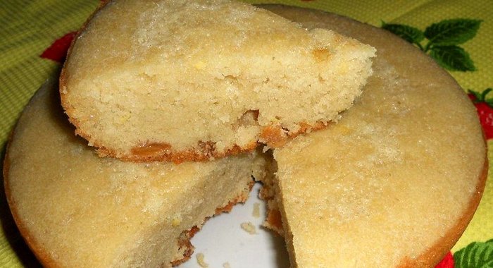 Кекс лимонный с изюмом