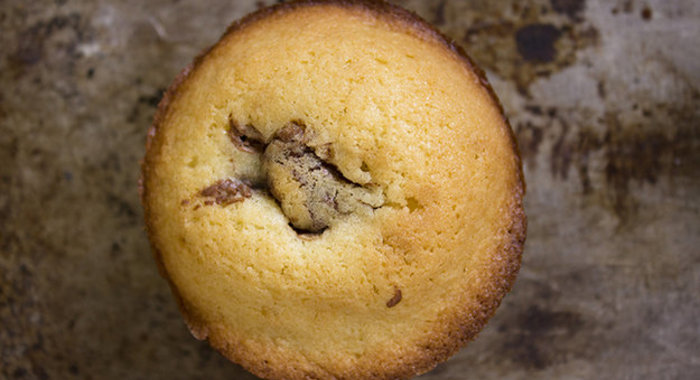 Кексы с нутеллой