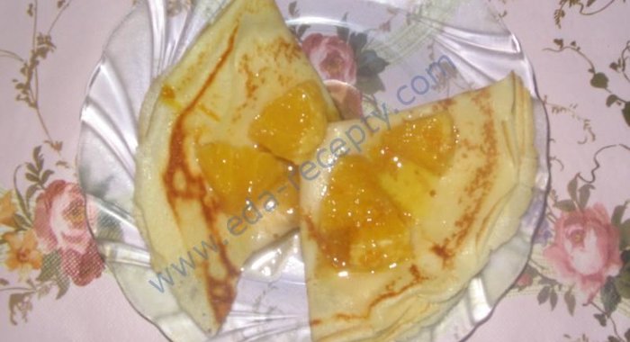 Блинчики французские тонкие