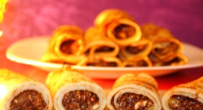 Блинчики с орехами