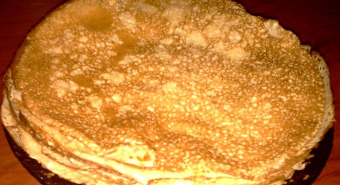 Блины с овсянкой