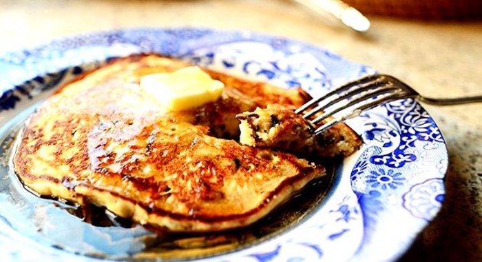 Блины с черным рисом