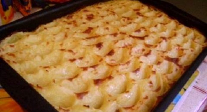 Постная картофельная запеканка