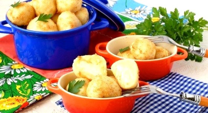 Кнели с брынзой