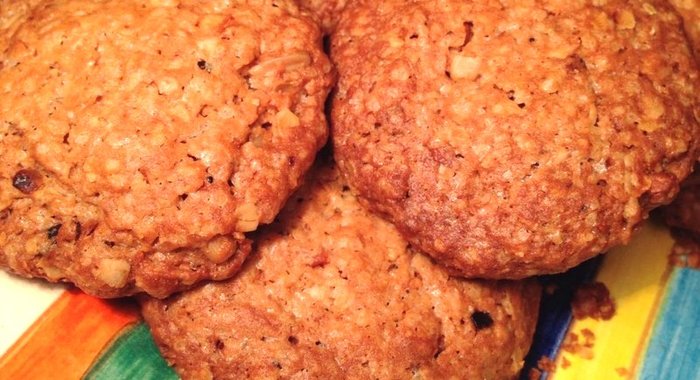 Овсяное печенье без яиц