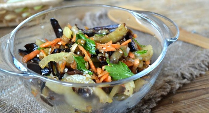 Баклажаны по-корейски