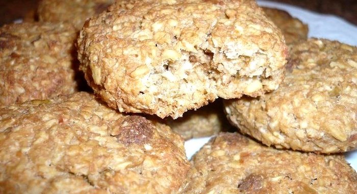 Овсяно-яблочное печенье