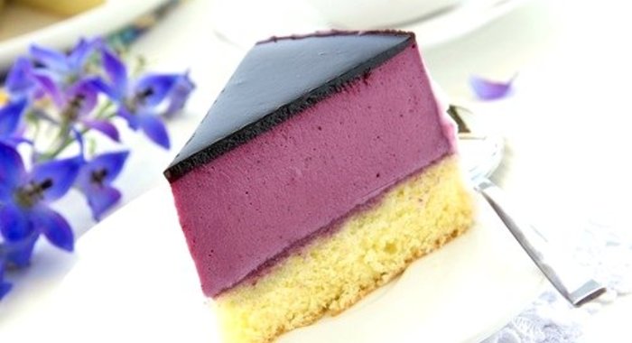 Черничное суфле для торта