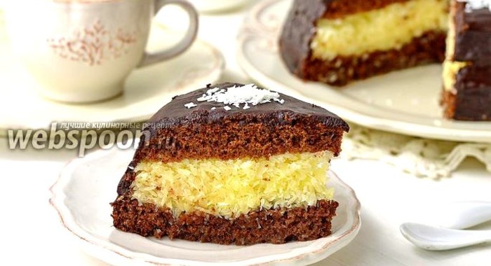 Торт «Баунти» шоколадный