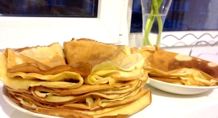 Лимонные блинчики