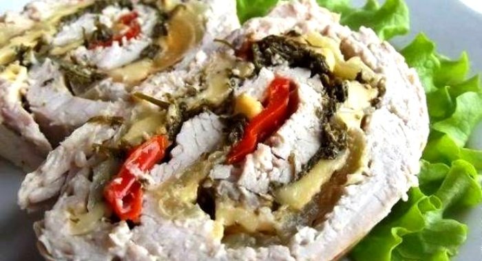 Рулет из индейки