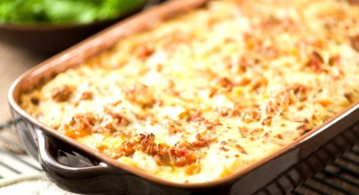 Запеканка из фруктов, овощей и творога