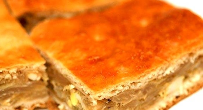 Быстрый капустный пирог