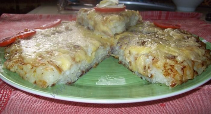 Картофельная запеканка с сыром