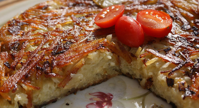 Картофельная запеканка с сыром