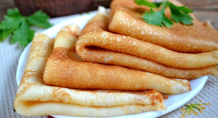 Блины на сыворотке