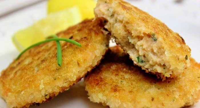 Котлеты из красной рыбы