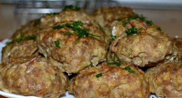Котлеты мясные с овсяными хлопьями