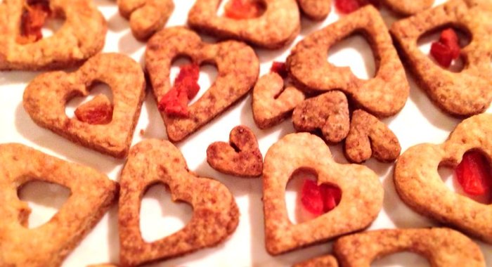 Витражное печенье с мандариновой цедрой