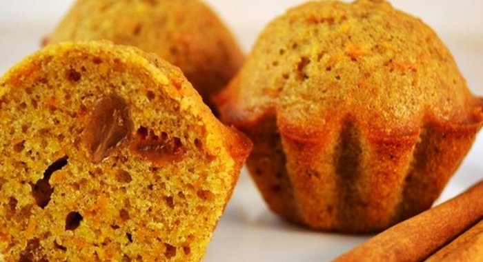 Кексы из моркови