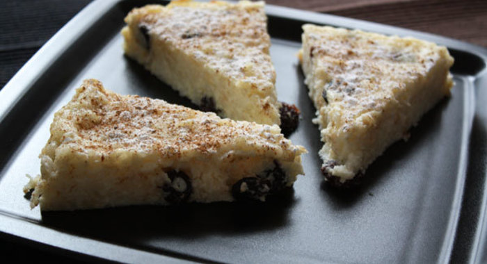 Творожно-рисовая запеканка