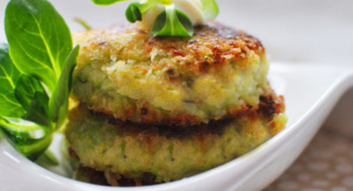 Кабачковые котлеты с пармезаном