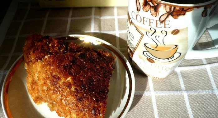 Запеканка творожная с яблоком